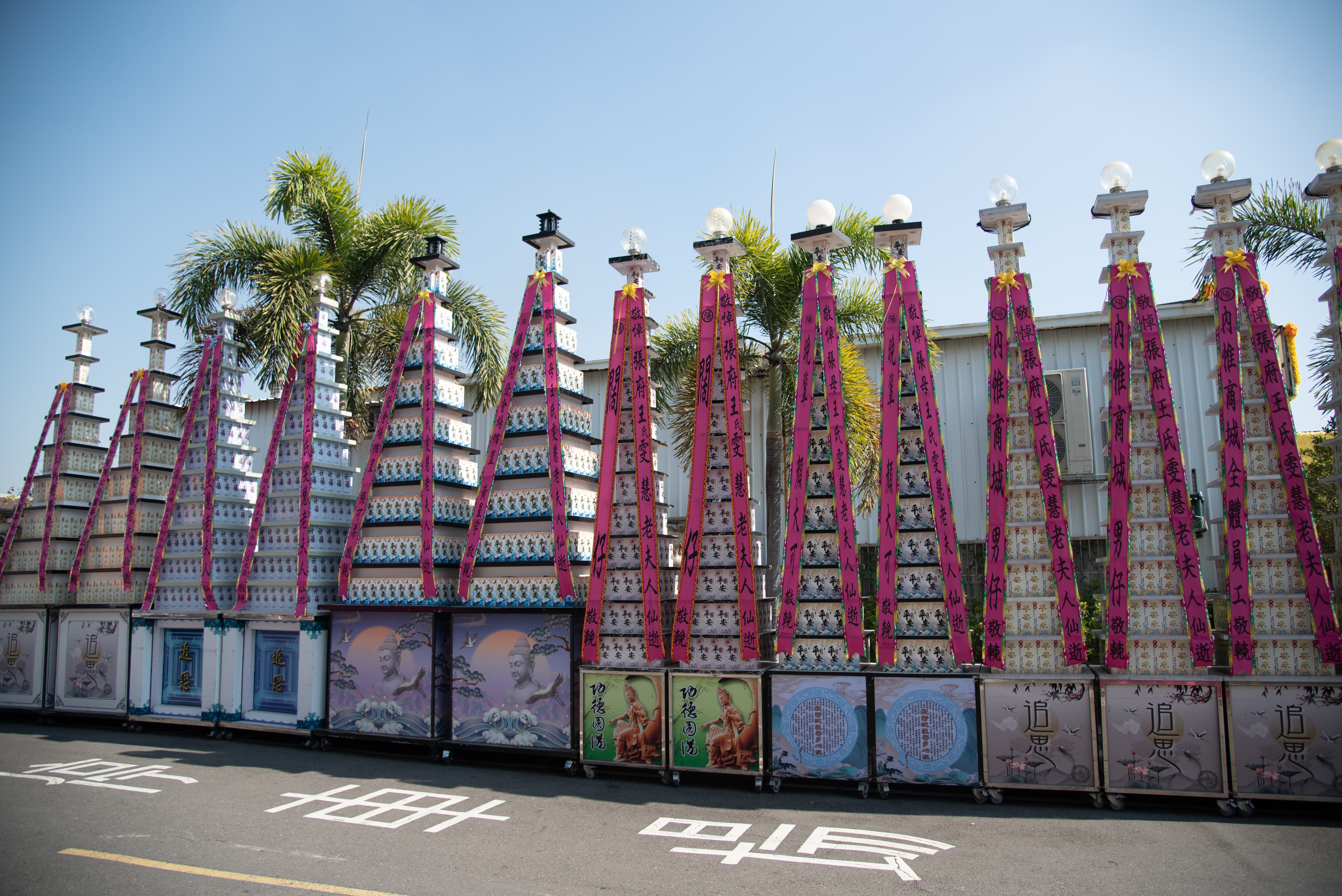 喪禮支出項目示意圖